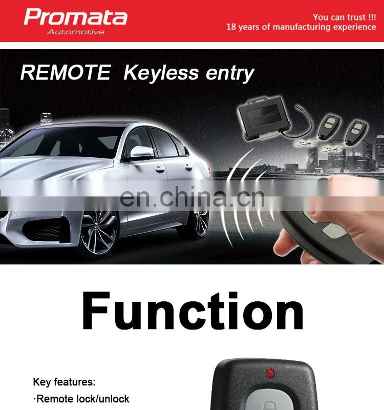 Promata universal car renmote entry system car remote control kit