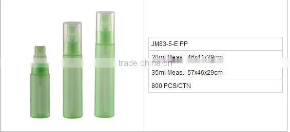 40ml 50ml 60ml pet sprayer bottle perfume bottle