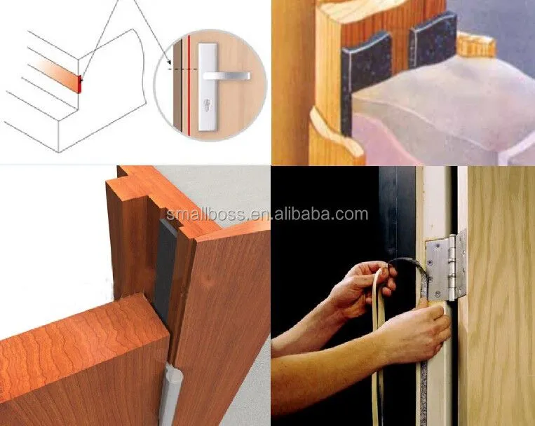 Flexible Fire and Smoke Resistant Intumescent Seal Strip for Door and Window