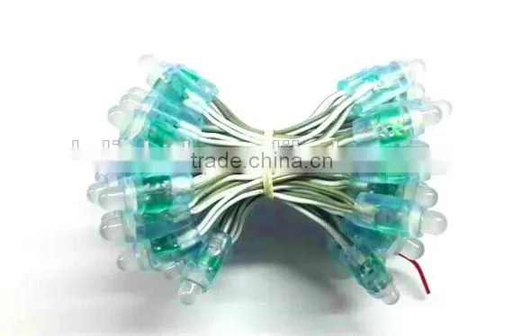 Decorative12mm and 9mm led string with factory price emitting beautiful pixel color