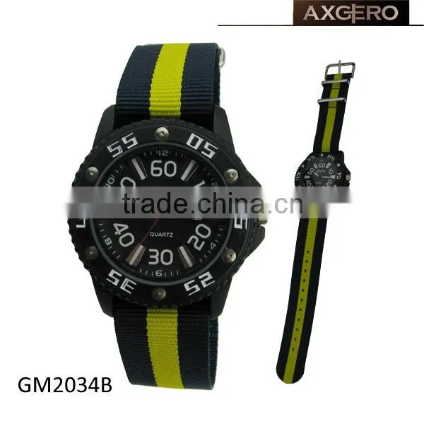 nylon strap wrist watch western watches with prices