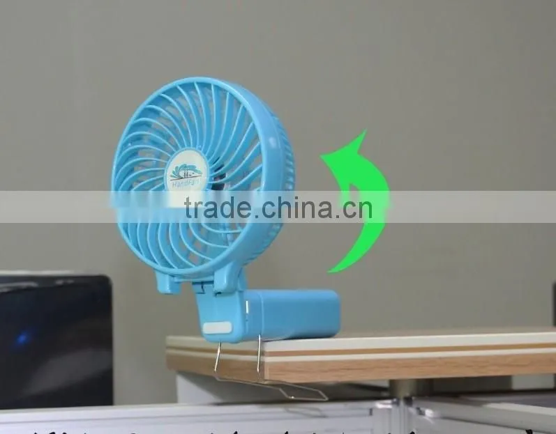 USB Mini Fan Portable Electric Fans Portable Rechargeable Desktop Fan Cooling Operated Fan with Battery