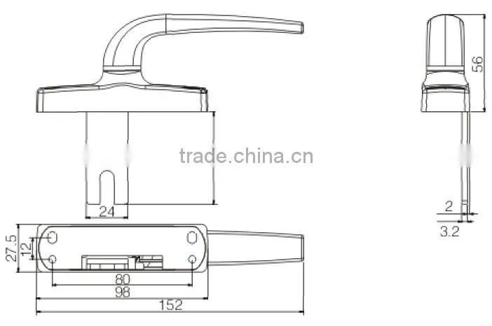 window handle JW9013B