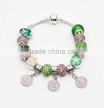 Alpha Kappaa Alpha wholse alloy AKA letters sorority bangle for sister and lady greek custom Bracelet