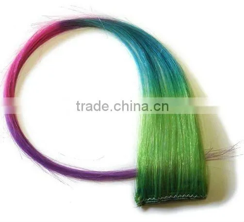 Grade AAA Remy Human Hair Extension Clip On Hair Extension