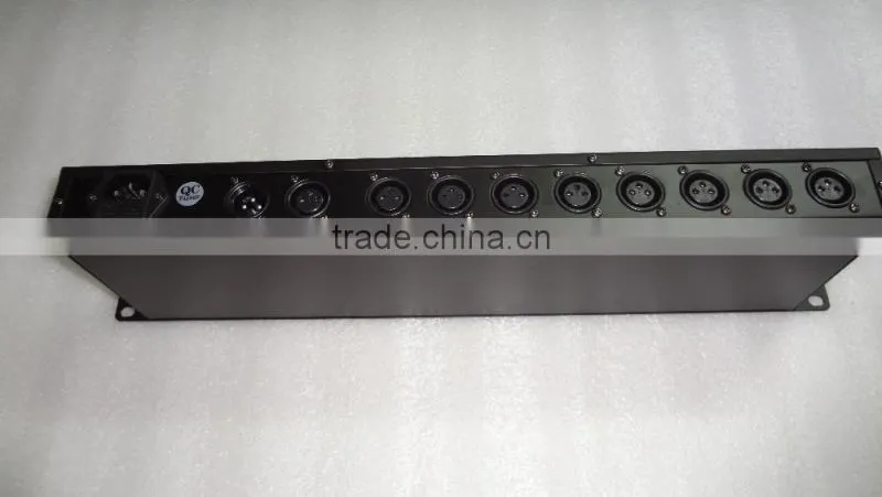 8 channel dmx amplifier dmx512 stage lighting equipment machine dmx512 splitter / distributor