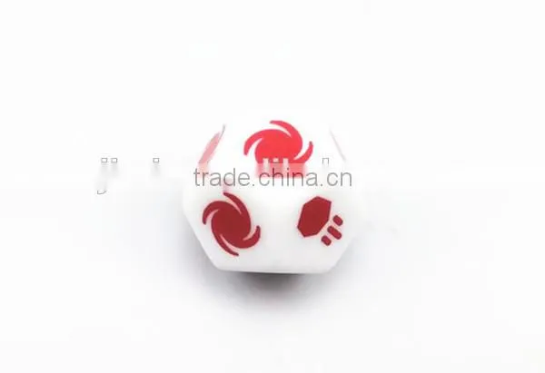 custom 12 sided printed dice