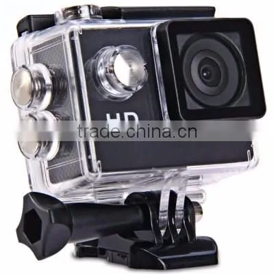 2016Popular helmet sport action camera waterproof HD 720P 1.5inch LCD