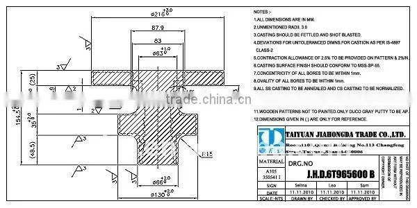 3"ASTM A105 Intermediate Stem housing free forging