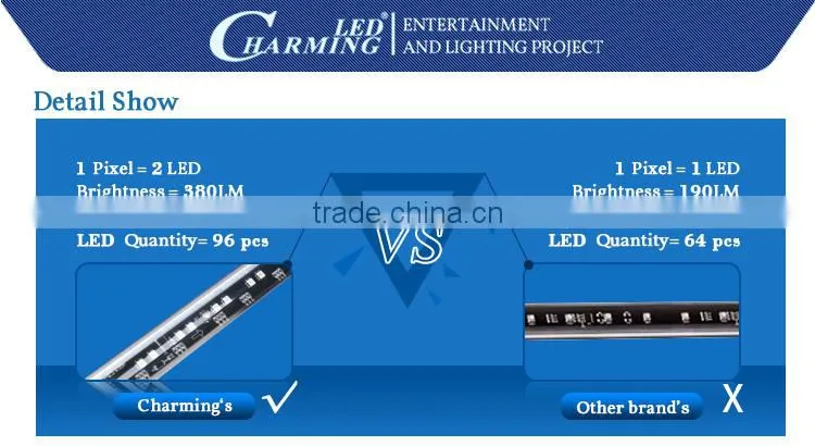 customized decorative lamp led tube lights
