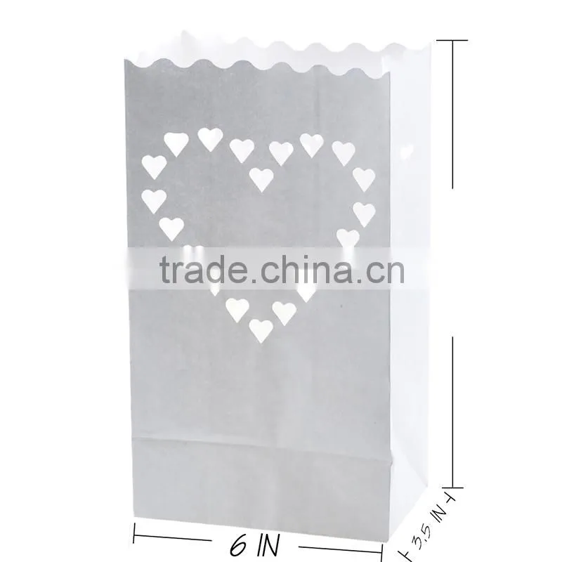 Tea light Holder Luminaria Paper Lantern Candle Bag For Christmas Party Wedding Decoration Products