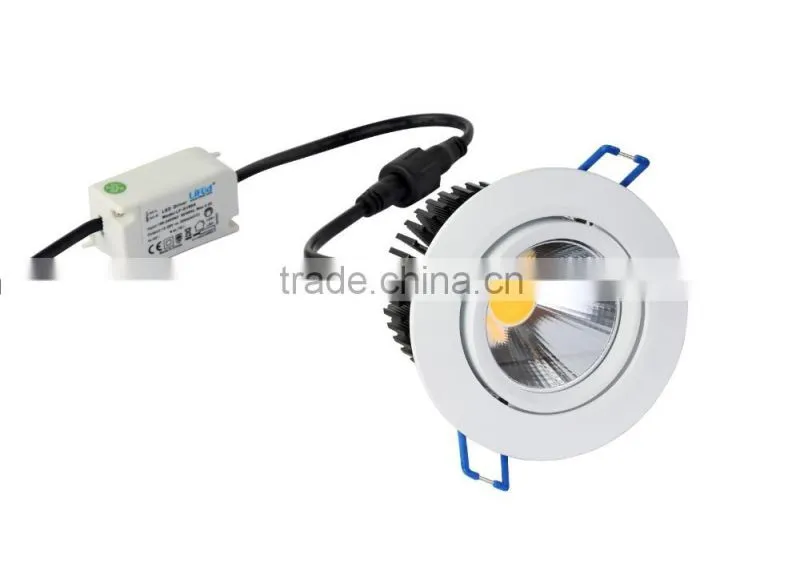 high quality 6w high powerful led round downlight