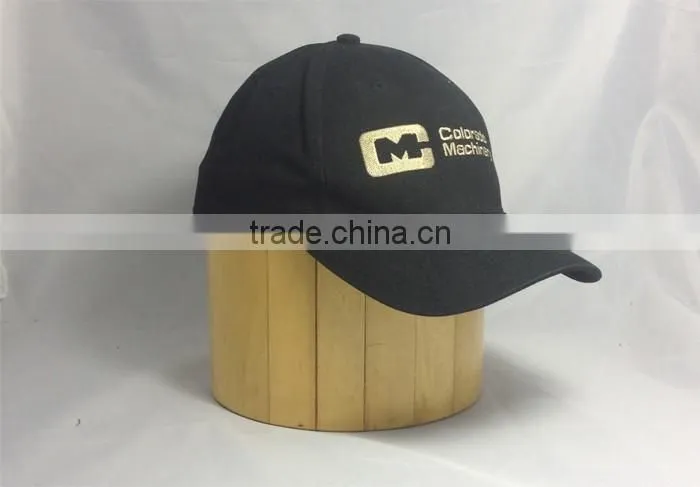 High quality custom embroidered cotton flexfit golf hats baseball cap