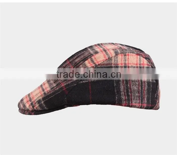 High Quality Chic Fashion OEM Unisex Wholesale Newsboy Ivy Cap
