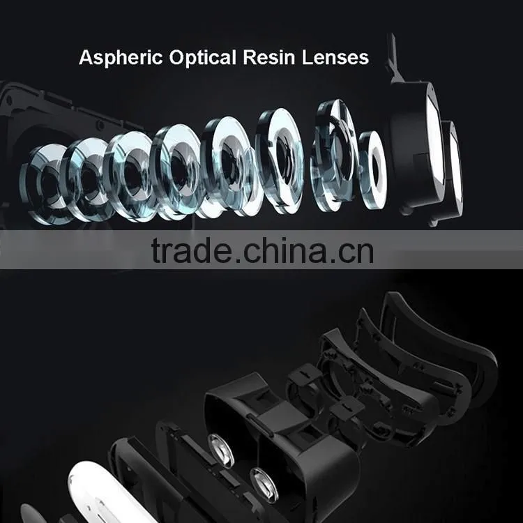 2016 new High Tech VR Shinecon 3D Virtual Reality Helmet Movies Games 3D Glasses 3D VR Box For Smartphone