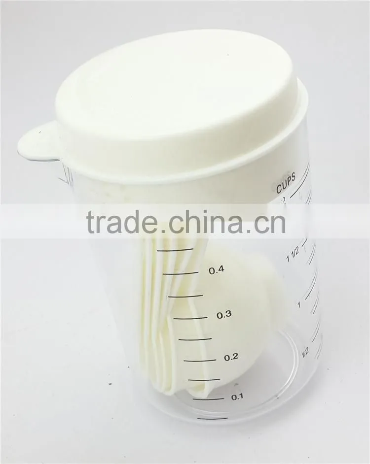 hot sell plastic measuring spoons and cup sets