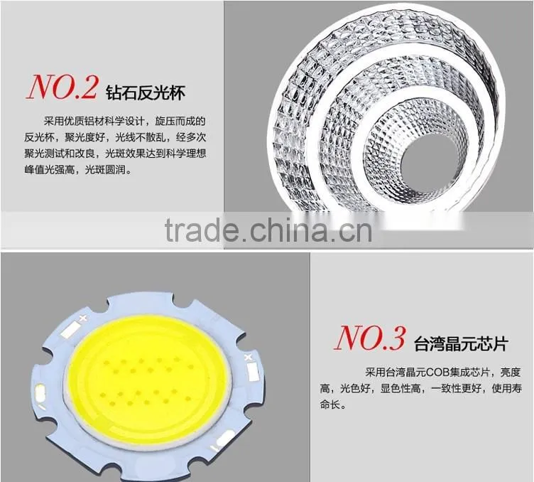 Surface Mount High quality LED Downlight COB 10W LED Spotlight Track Lights
