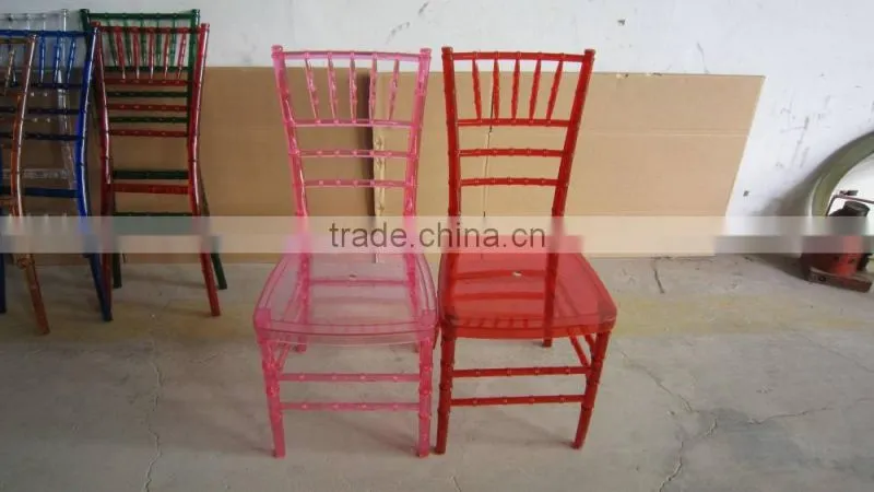 Fancy banquet chairs for sale resin chiavari chair/clear chiavari chair