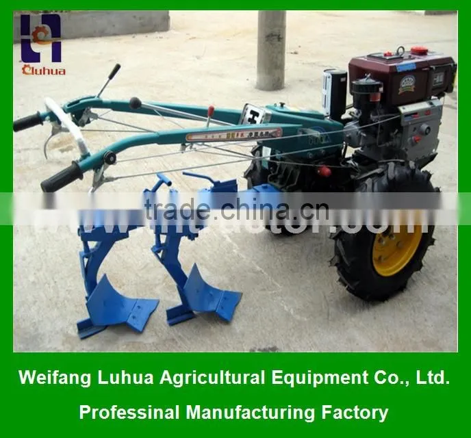 Tractor implement double plough for walking tractor and mini tractor