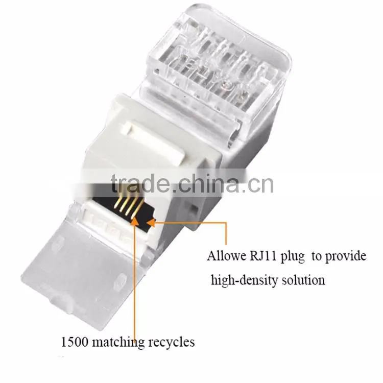 Cat5e/Cat 5E/5 Cat.6 Rj45 Male Keystone Jack