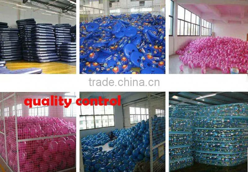 PVC blue color inflatable finger hand with white logo for promotion