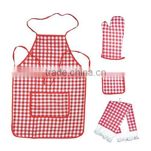 Wholesale washed cheap price cotton material long apron