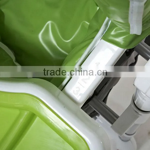 folding plastic highchair of baby