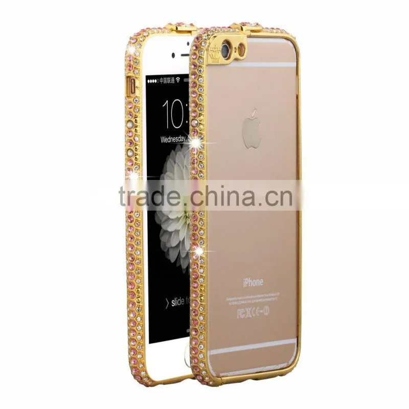New Design Metal Diamond Bumper Phone Case/Good Price Phone Case