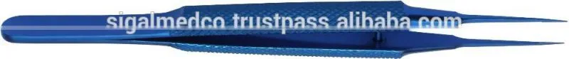 Straight Notched Disposable Sterilized Ophthalmic Forceps