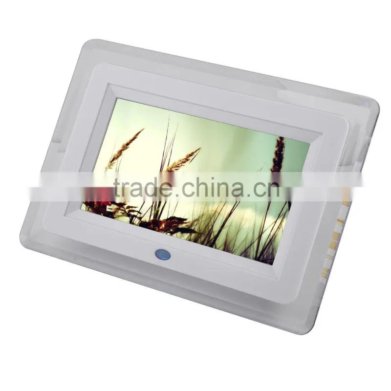 OEM slim 7 inch Digital Wedding Photo Frames/ Digital Wedding Photo Album