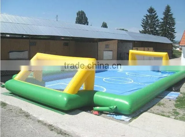 High quality inflatable soap football field