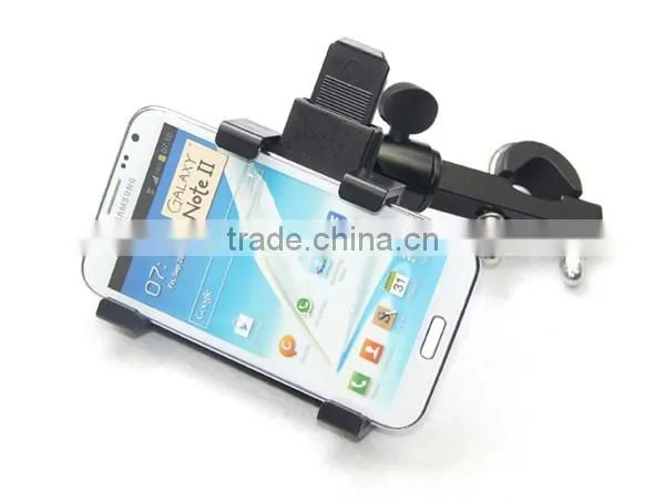 2015 Best Metal Motorcycle Bike Handlebar Mount Holder for iPad mini Samsung Phone GPS with Big Backup Scooter Stand Bracket