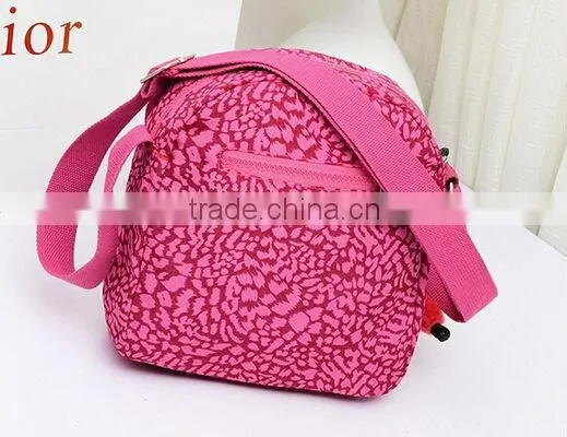 wholesale pink cottton fancy cotton shoulder bags with multi pockets