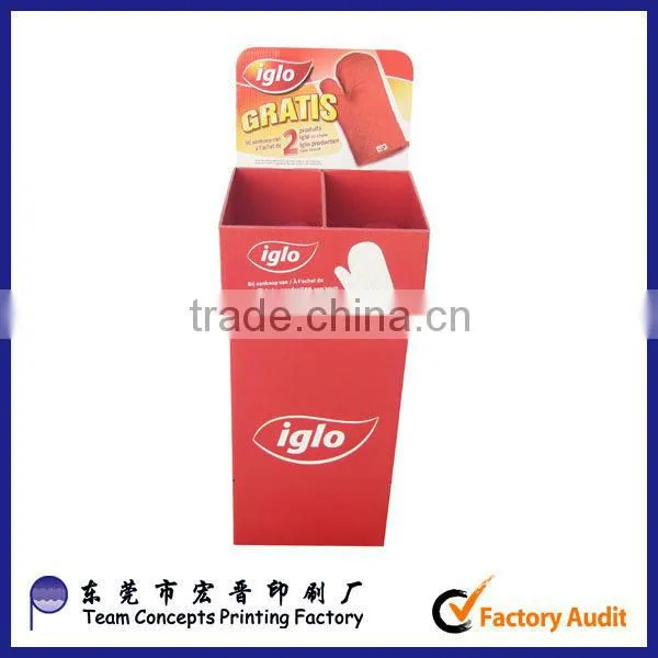 2016 best quality cardboard counter top display boxes