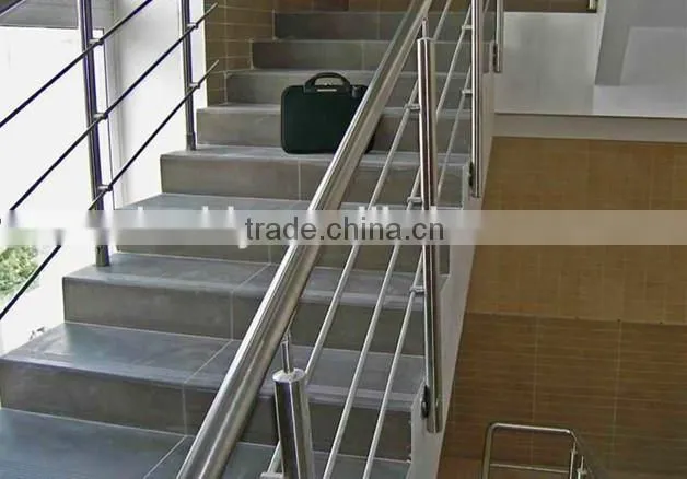 Stainless steel post used for stairs