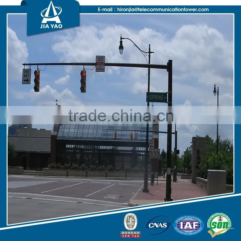 Hot Dip galvanization Highway Tublar Traffic Signal Gantry