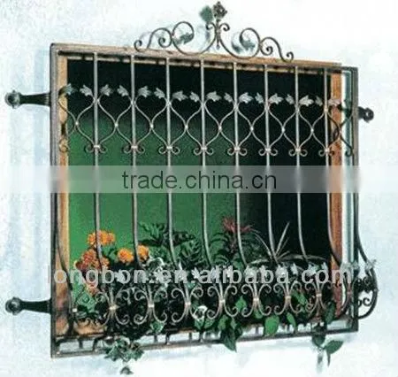Top-selling modern wrought iron window guard
