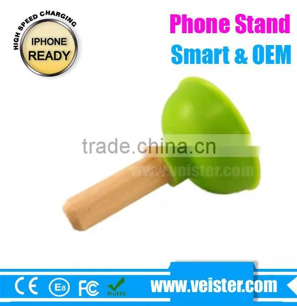 Universal Super Cute Mini Shaped Silicone Rubber Cuction Cup Smart Phone Cellphone Stand Holder Mount for Apple iPhone 6