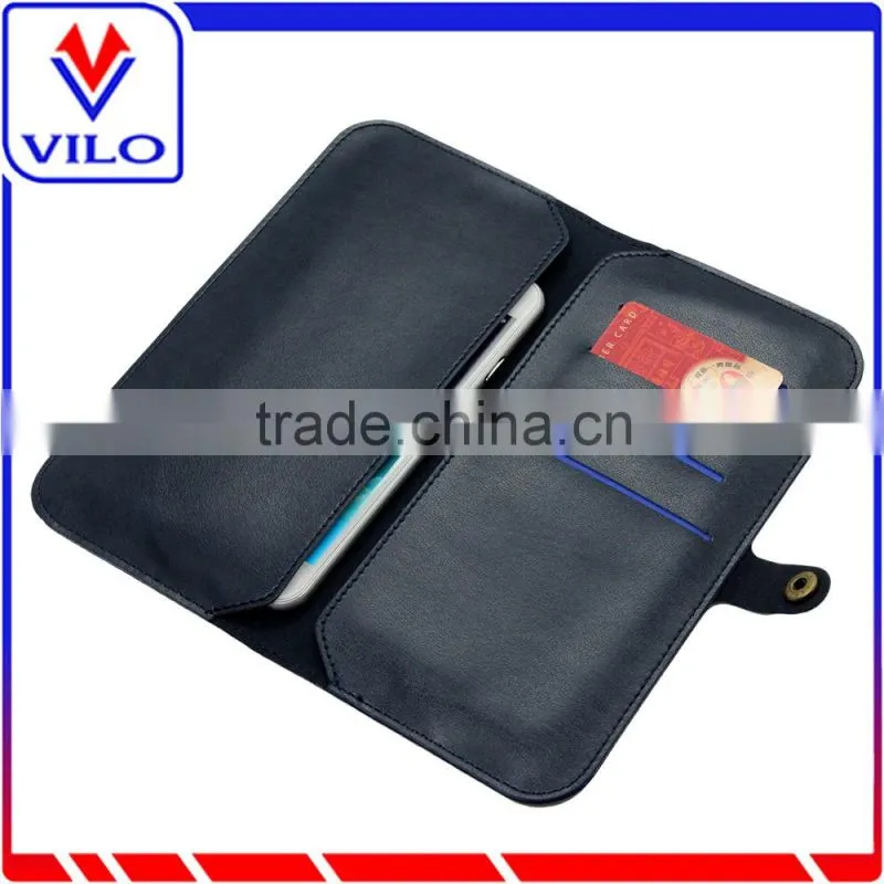 New Fashion Luxury Genuine Leather Mobile Phone Case for iPhone 6 Wallet Case First Layer Leather Mobile Phone Cases