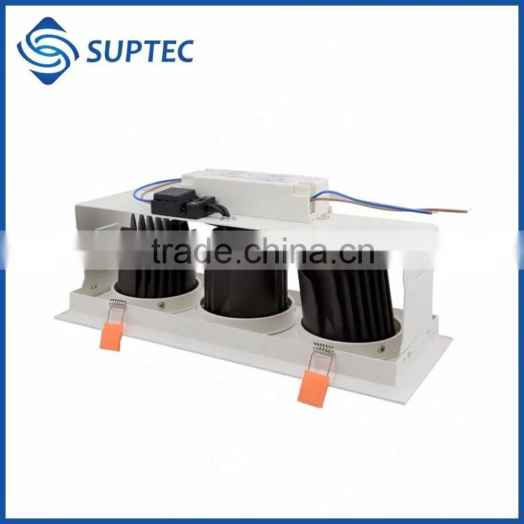 Three Head COB LED Grille Downlight