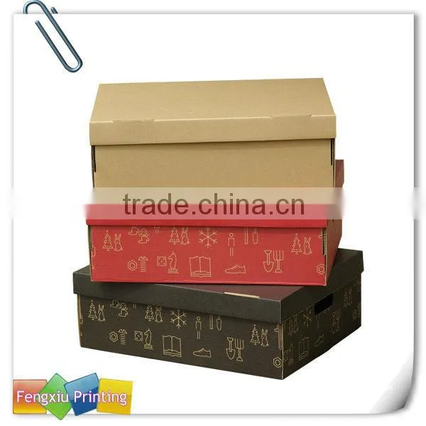 Corrugated Custom Made Shoe Box
