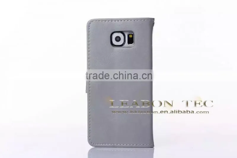 Best Selling Hot Chinese Products Wallet Phone Case for Guys for Samsung Galaxy S6 Edg