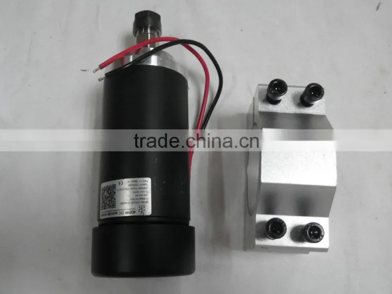 LD52GF-400W 400W 12000rpm 24-52VDC ER11 3.175mm brushed low speed spindle motor for cnc