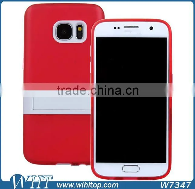TPU Mobile Phone Cover with Stand Function, for Samsung Galaxy S7 Case