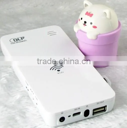 SMP6500 mini wireless wifi smartphone projector for business meeting
