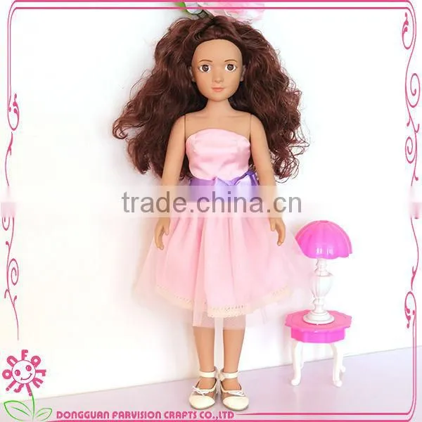 Kawaii vinyl doll outfits doll oem 15 inch sexy doll evening dress