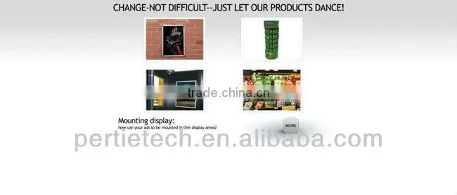 display monitor collapsible indoor advertising display e-paper eink display stand