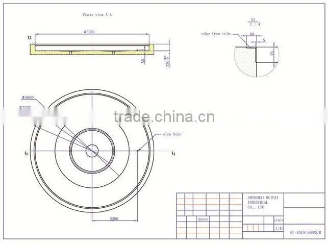 Private garage car rotating platform for turning
