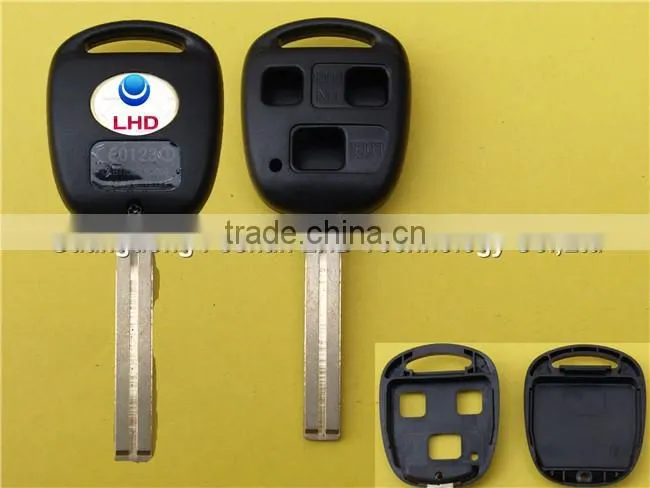 Good Quality fake car key Lexus for transponder key shell blank Toy48 blade