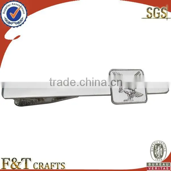 Souvenir high quality metal tie bar and cufflink set/wholesale tie bar